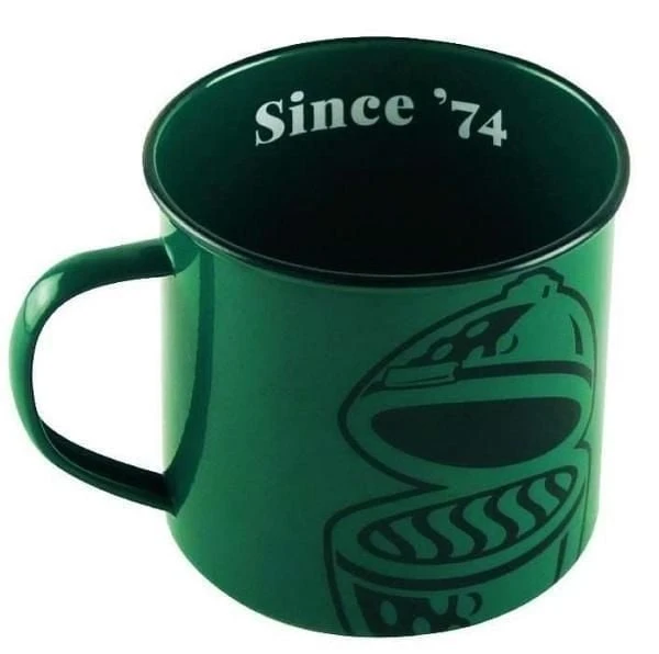 Big Green Egg Enamel Mug (vintage Geëmailleerde Mok) 4 Big Green Egg Enamel Mug (vintage Geëmailleerde Mok) - Afbeelding 2