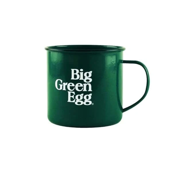 Big Green Egg Enamel Mug (vintage Geëmailleerde Mok) 3 Big Green Egg Enamel Mug (vintage Geëmailleerde Mok)