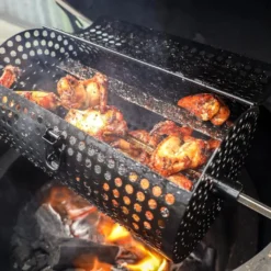 Big Green Egg Ronde Spit Mand, Tumbler Basket Voor Rotisserie -Kamado Verkoopwinkel big green egg ronde spit mand tumbler basket voor 1