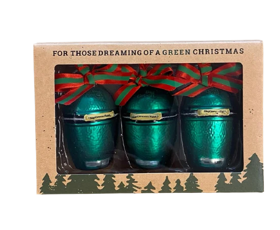 Big Green Egg Trio Mini Kerstballen 5 Big Green Egg Trio Mini Kerstballen - Afbeelding 3