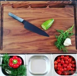 Cuttworxs Notenhouten Snijplank XL Met Sap Geul En Geïntegreerde Opvangbak 9 Cuttworxs Notenhouten Snijplank XL Met Sap Geul En Geïntegreerde Opvangbak -Kamado Verkoopwinkel cuttworxs notenhouten snijplank xl met sap geul en 3