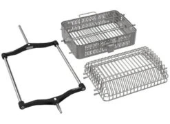 Kamado Joe JoeTisserie Basket Set Spit Mand 11 Kamado Joe JoeTisserie Basket Set Spit Mand -Kamado Verkoopwinkel kamado joe joetisserie basket set spit mand 1