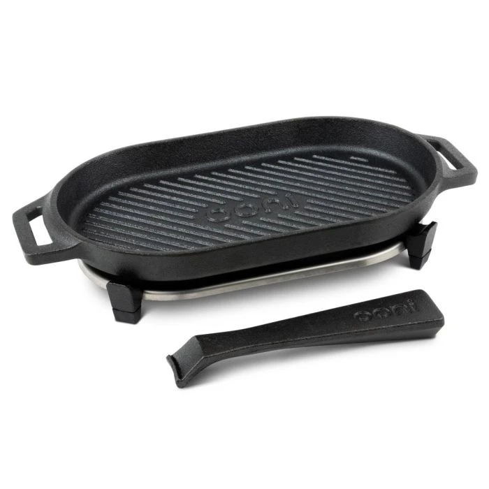 Ooni Gietijzeren Grizzler Pan Met Afneembare Greep En Houten Bord 7 Ooni Gietijzeren Grizzler Pan Met Afneembare Greep En Houten Bord - Afbeelding 5