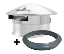 Smokeware Adapter RVS Chimney Cap 7 Smokeware Adapter RVS Chimney Cap -Kamado Verkoopwinkel smokeware adapter rvs chimney cap