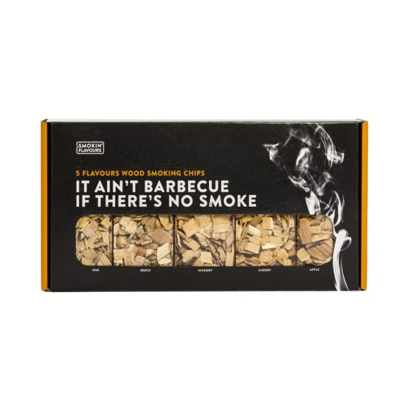 Smokin Flavours Geschenkdoos Rooksnippers 5-delig 3 Smokin Flavours Geschenkdoos Rooksnippers 5-delig